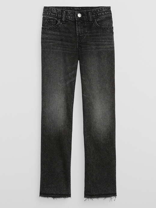 View large product image 1 of 7. Kids Mid Rise Straight Jeans with Washwell
