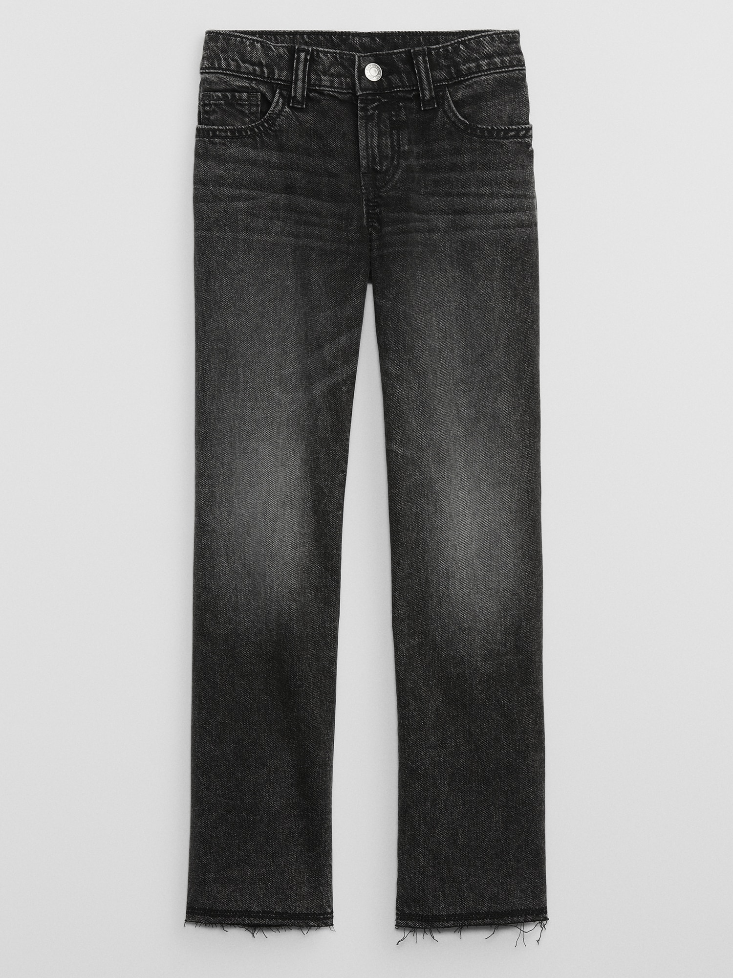 Kids Mid Rise Straight Jeans