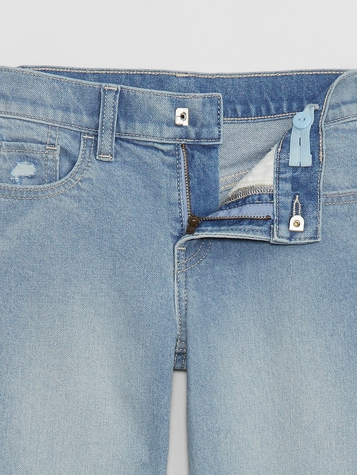 Image number 3 showing, Kids Mid Rise Straight Jeans