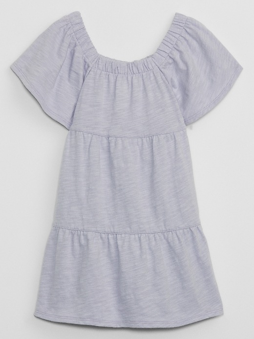 View large product image 2 of 3. babyGap Tiered Flutter Sleeve Dress