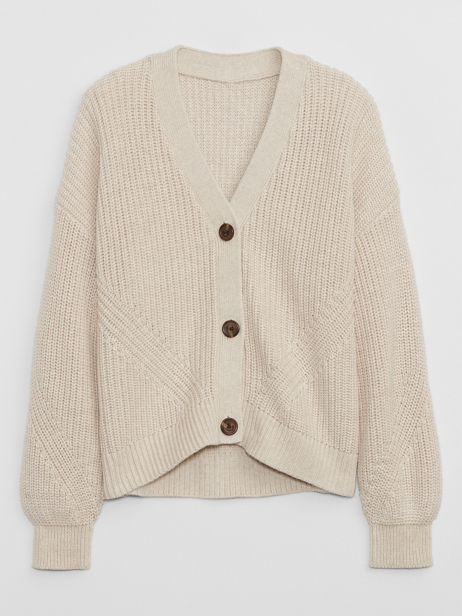 Kids Cropped Shaker-Stitch Cardigan | Gap Factory