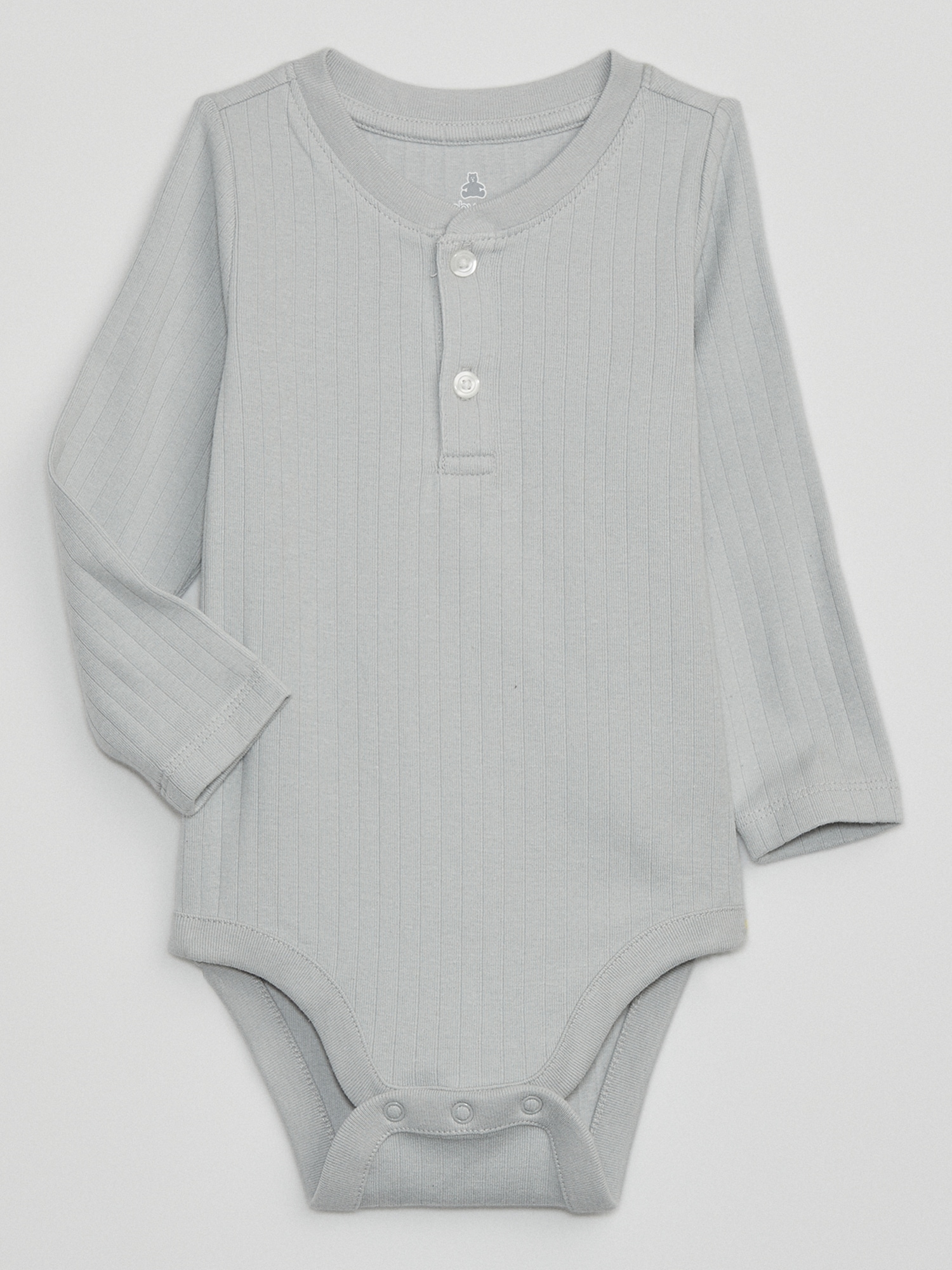 Baby Ribbed Henley Bodysuit