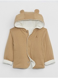 View large product image 3 of 3. Baby Reversible Bear Jacket
