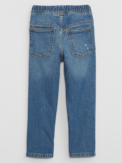 Image number 2 showing, babyGap Distressed Slim Pull-On Jeans