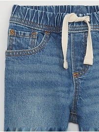 babyGap Distressed Slim Pull-On Jeans with Washwell | Gap Factory