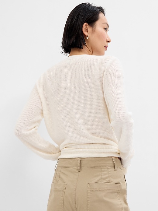 Image number 6 showing, Relaxed Crewneck Sweater