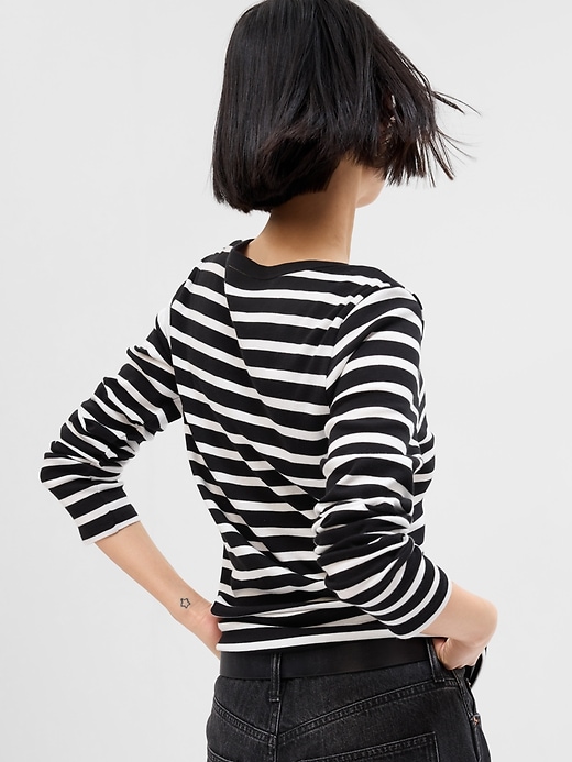 Image number 2 showing, Favorite Stripe Crewneck T-Shirt