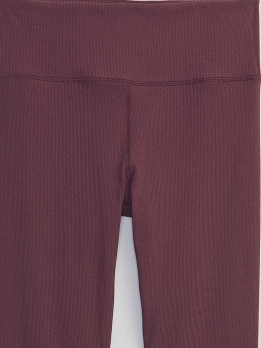 Image number 4 showing, GapFit High Rise Studio Ribbed Leggings