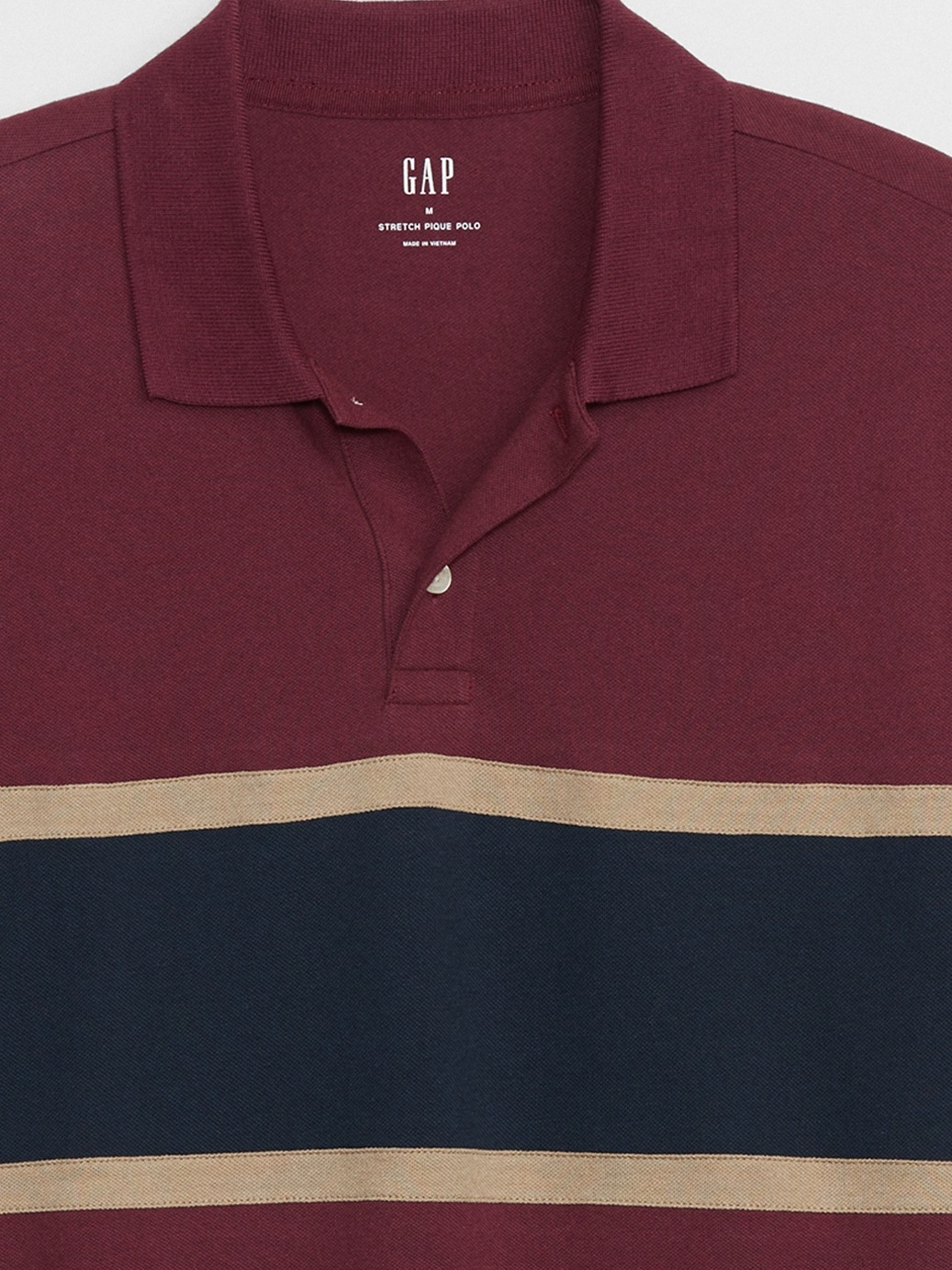 Colorblock Stretch Pique Polo Shirt | Gap Factory