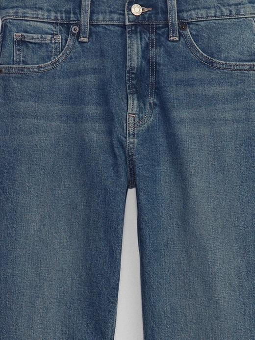 Image number 4 showing, High Rise Straight Jeans with Washwell