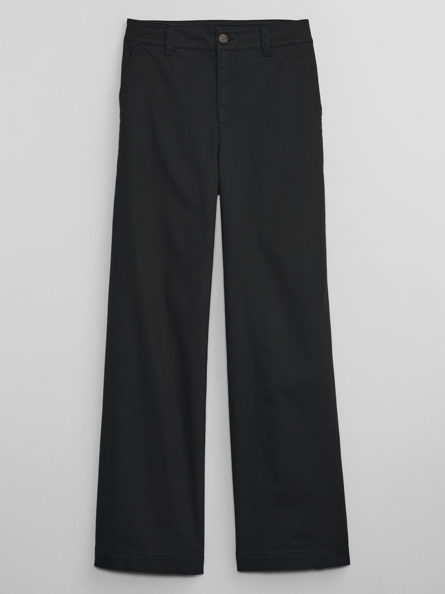High Rise Wide Leg Girlfriend Khakis Gap Factory