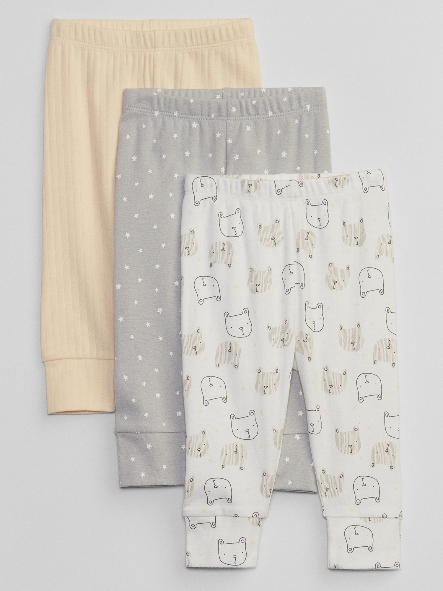 Baby Pull-On Pants (3-Pack)