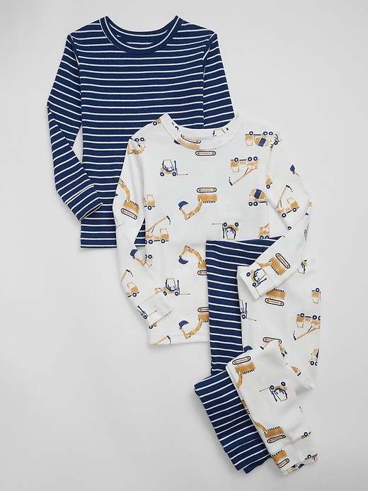 View large product image 1 of 1. babyGap 100% Organic Cotton Digger PJ Set (2-Pack)