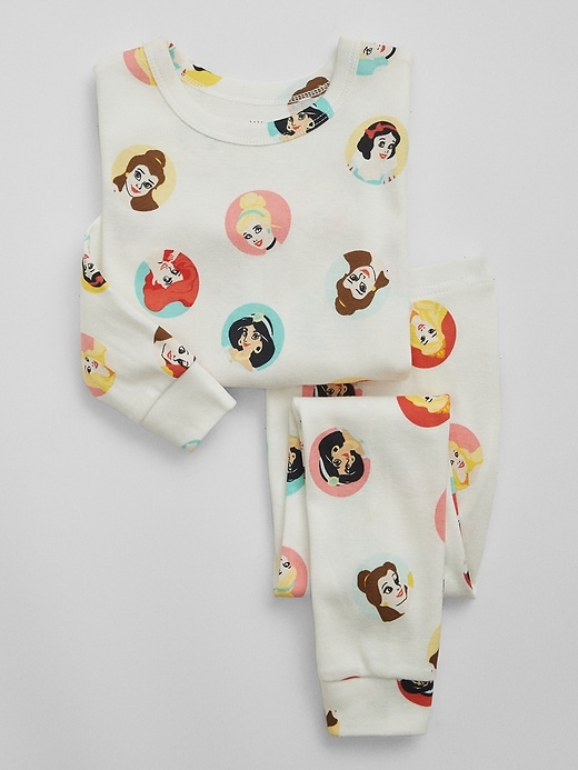 View large product image 1 of 2. babyGap &#124 Disney Princess 100% Organic Cotton PJ Set
