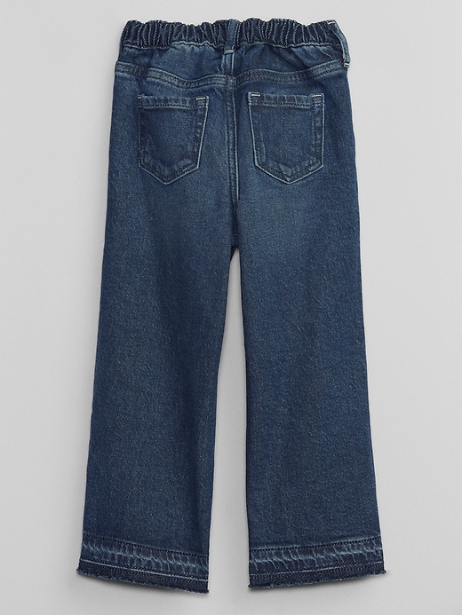 View large product image 2 of 3. babyGap Wide-Leg Jeans with Washwell