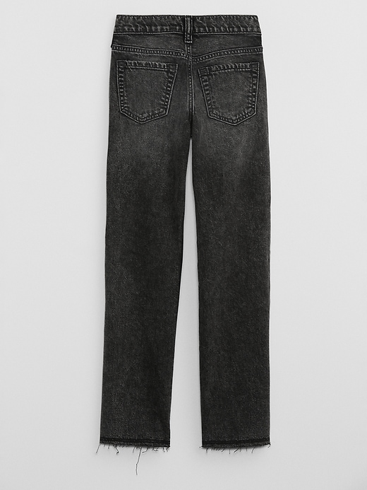 View large product image 2 of 7. Kids Mid Rise Straight Jeans with Washwell