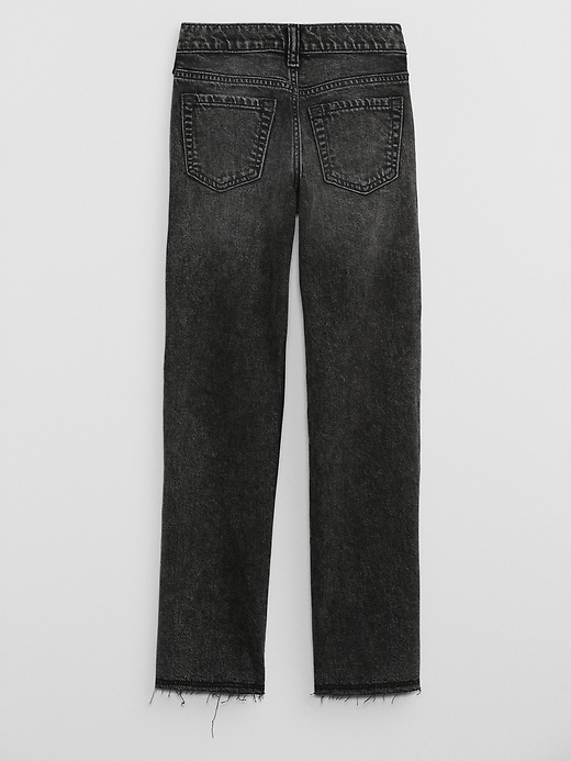 View large product image 2 of 3. Kids Mid Rise Straight Jeans with Washwell