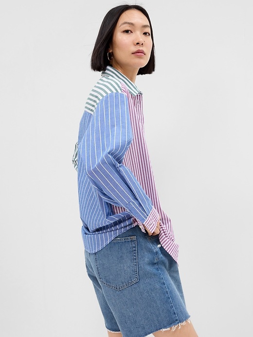 Image number 2 showing, Poplin Big Shirt