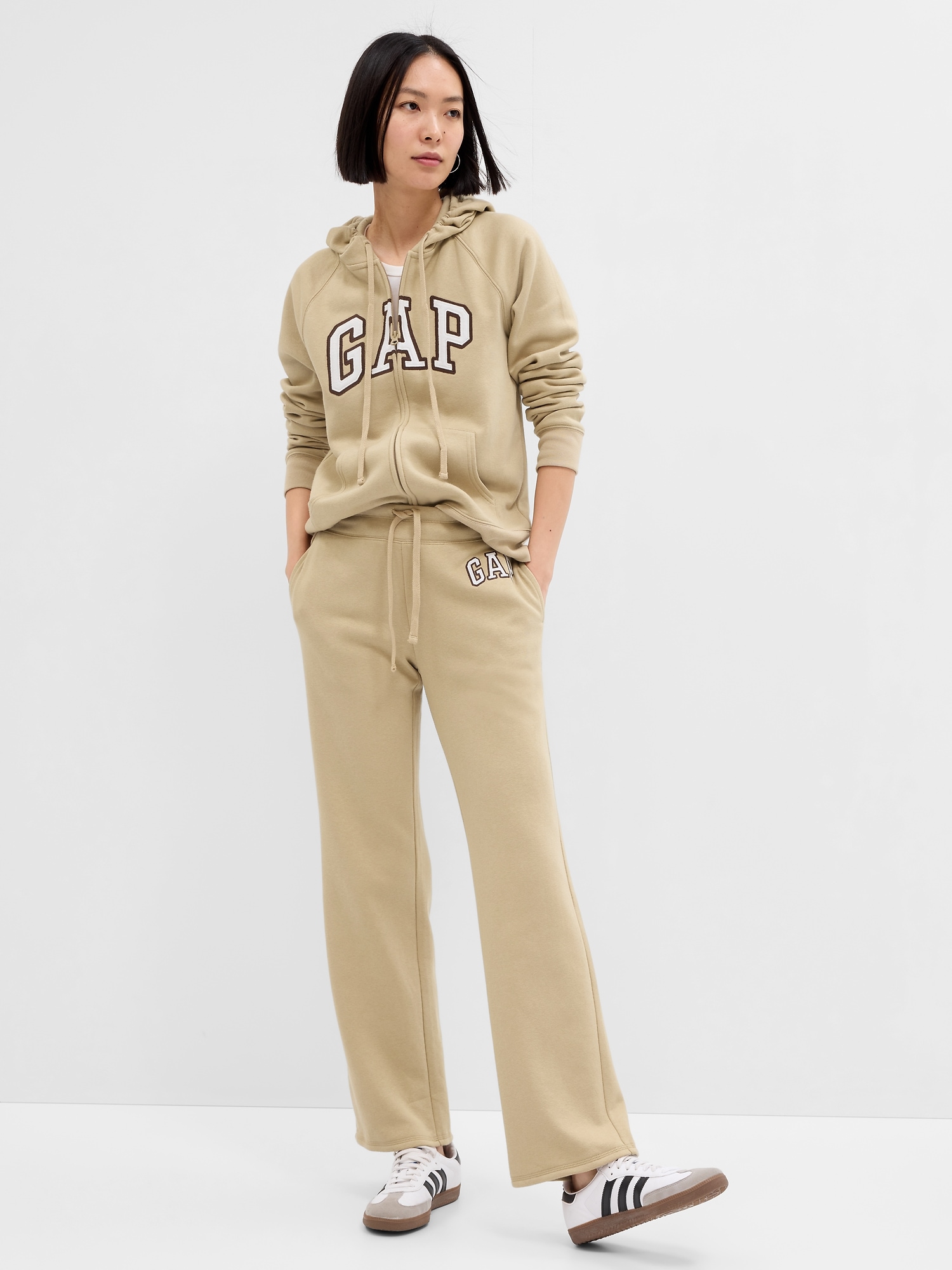 Gap Logo Bootcut Sweatpants Gap Factory