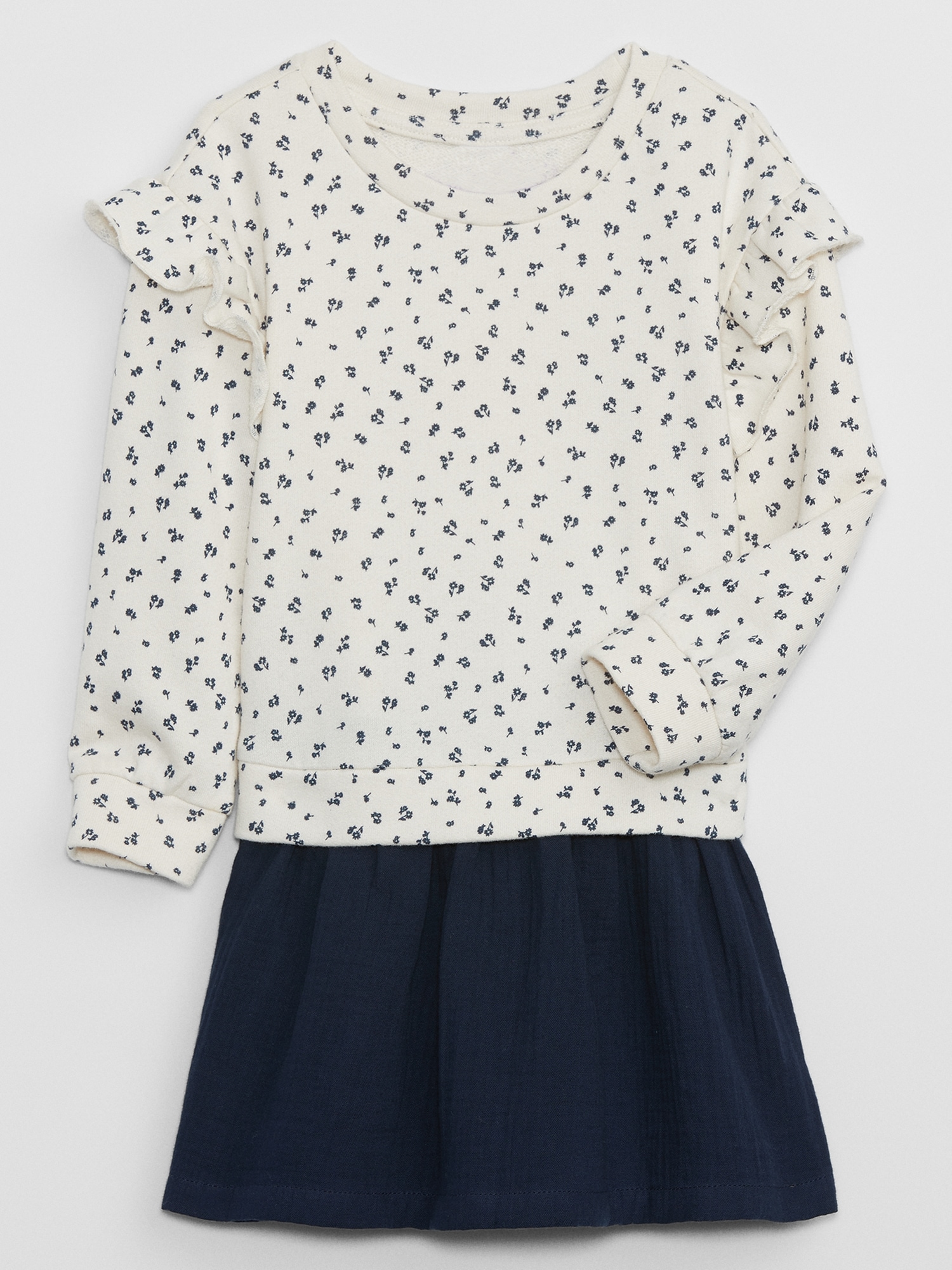 babyGap Ruffle Sweatshirt Dress