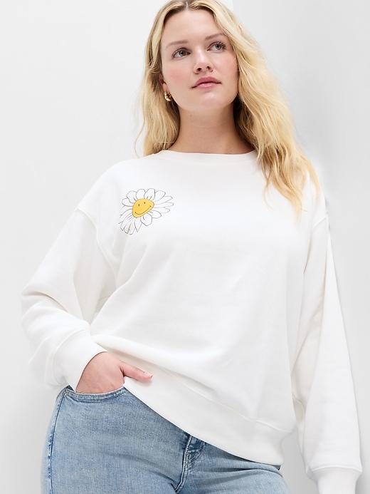 Image number 1 showing, Smiley&#174 Originals Relaxed Graphic Sweatshirt