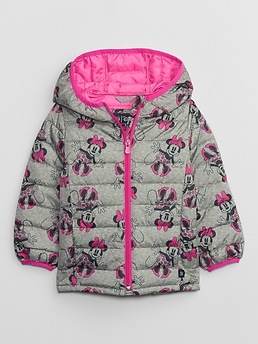 babyGap Disney Minnie Mouse Puffer Jacket Gap Factory