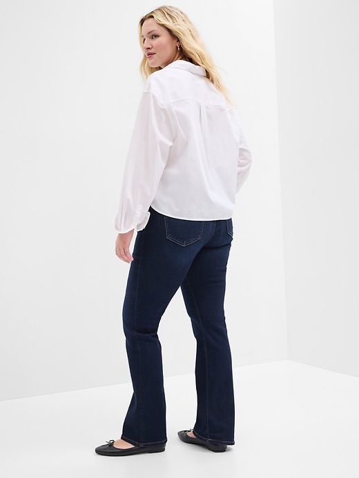 Image number 9 showing, Mid Rise Baby Boot Jeans