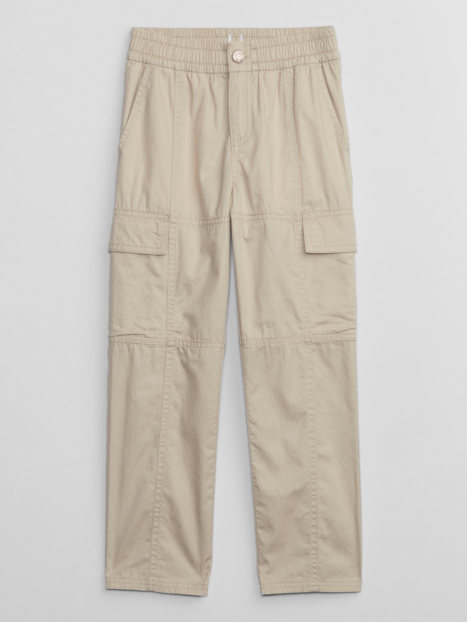 Kids Twill Cargo Pants with Washwell