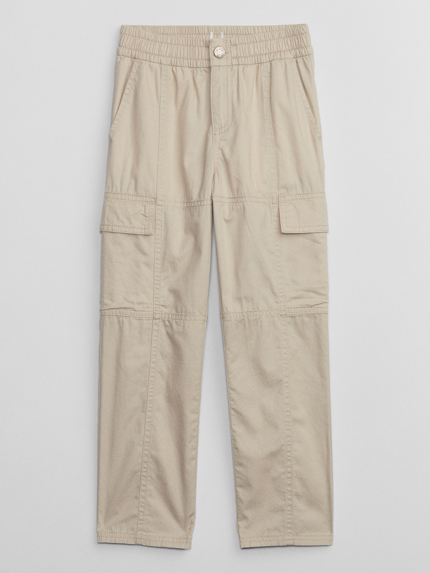 Kids Twill Cargo Pants with Washwell