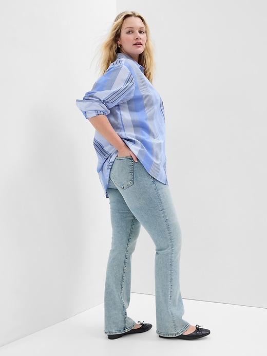 Image number 4 showing, Mid Rise Baby Boot Jeans with Washwell