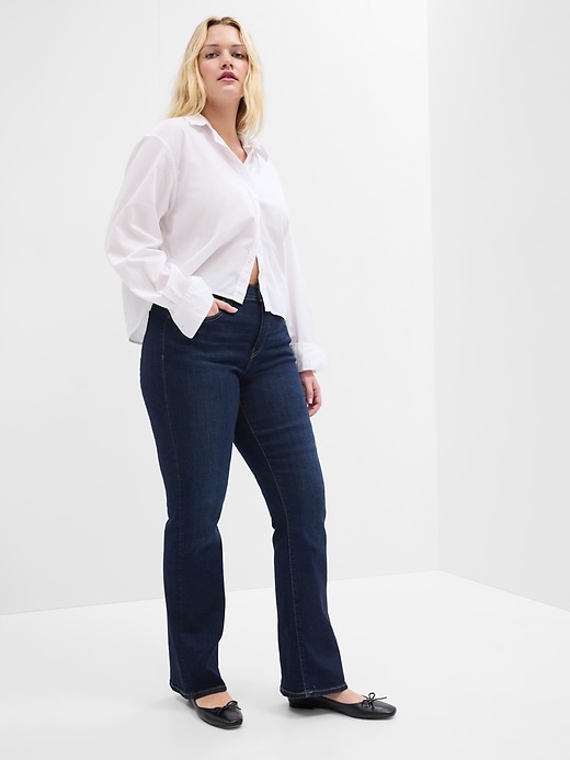 Image number 3 showing, Mid Rise Baby Boot Jeans with Washwell