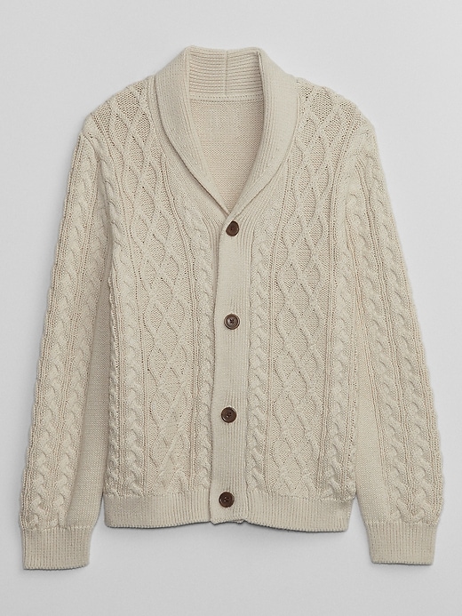 View large product image 1 of 2. Kids Cable-Knit Cardigan