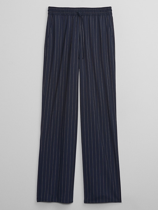 Image number 5 showing, Mid Rise Easy Wide-Leg Twill Pants