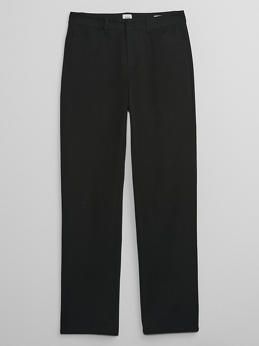 Image number 4 showing, Mid Rise Straight Leg Pants in Bi-Stretch
