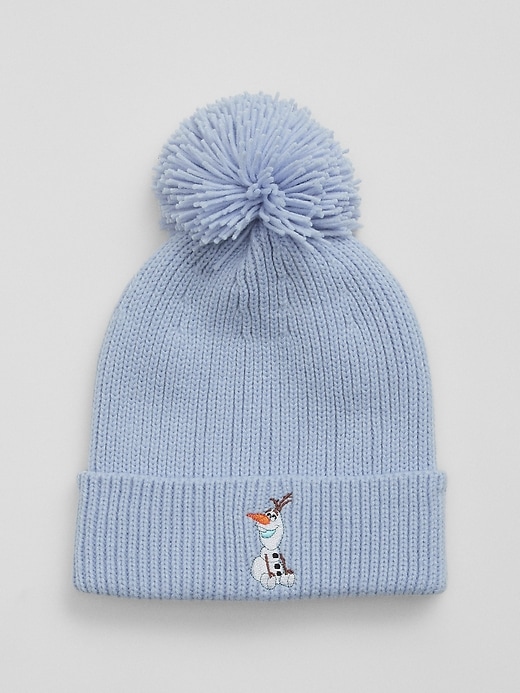 View large product image 1 of 1. babyGap &#124 Disney Frozen Poof Beanie