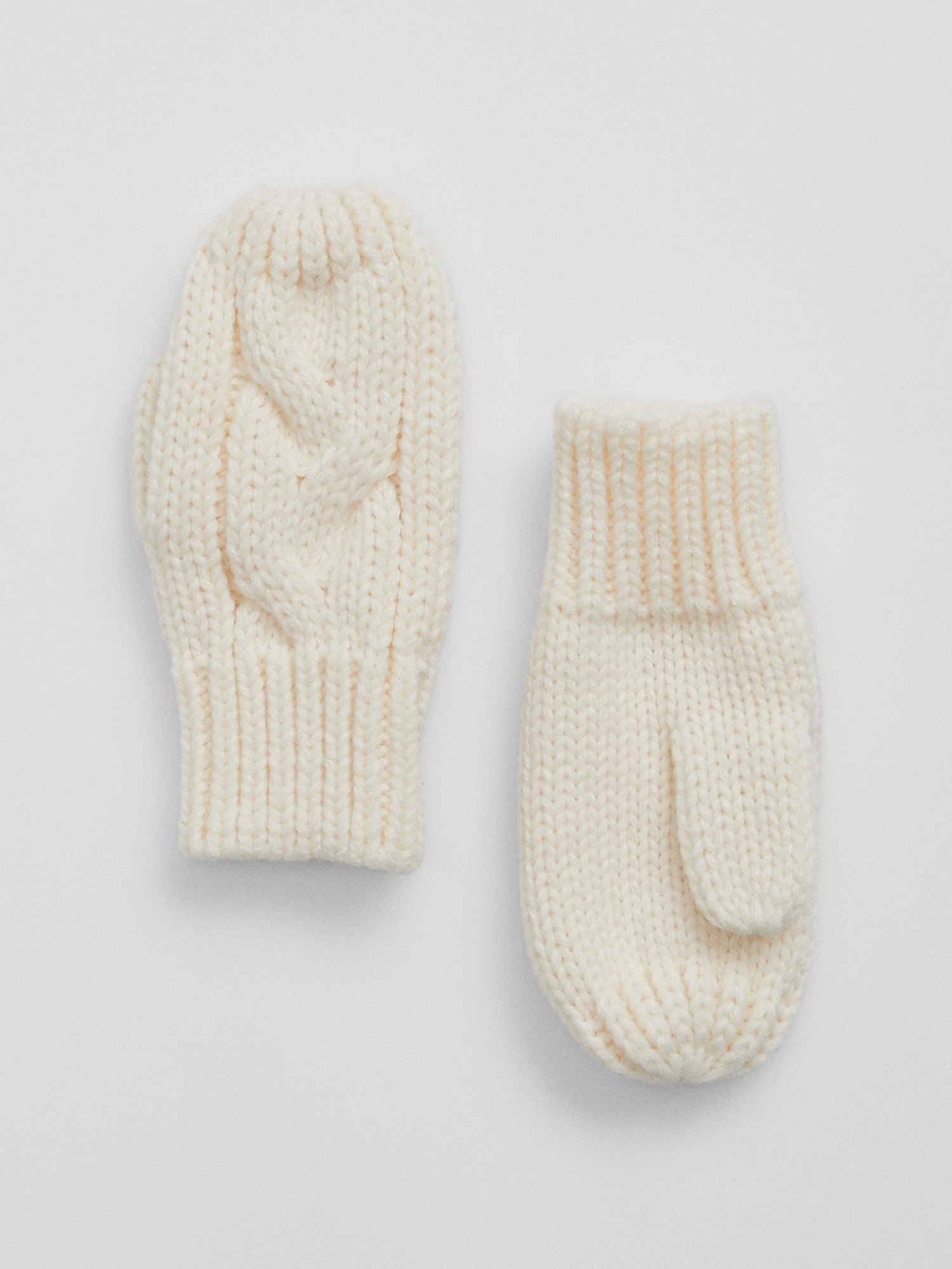 Toddler Cable-Knit Mittens