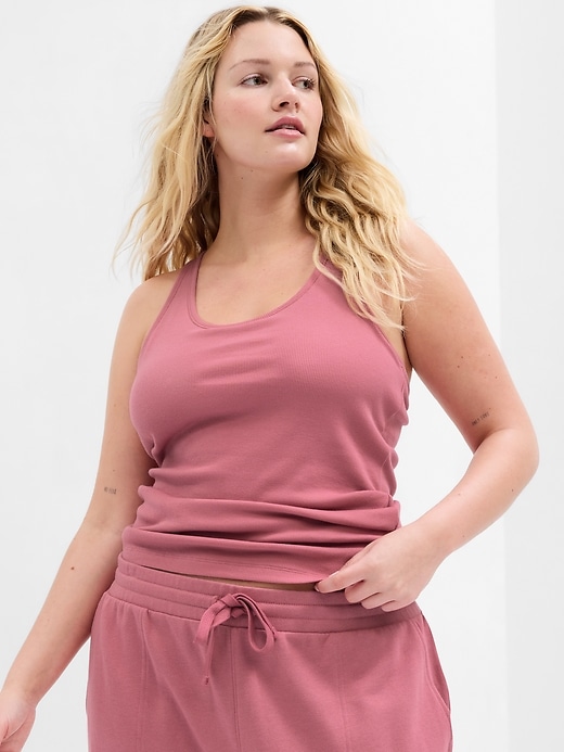 Image number 8 showing, Ribbed Support PJ Tank Top