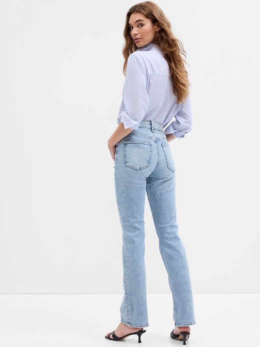 Image number 2 showing, Mid Rise Baby Boot Jeans with Washwell