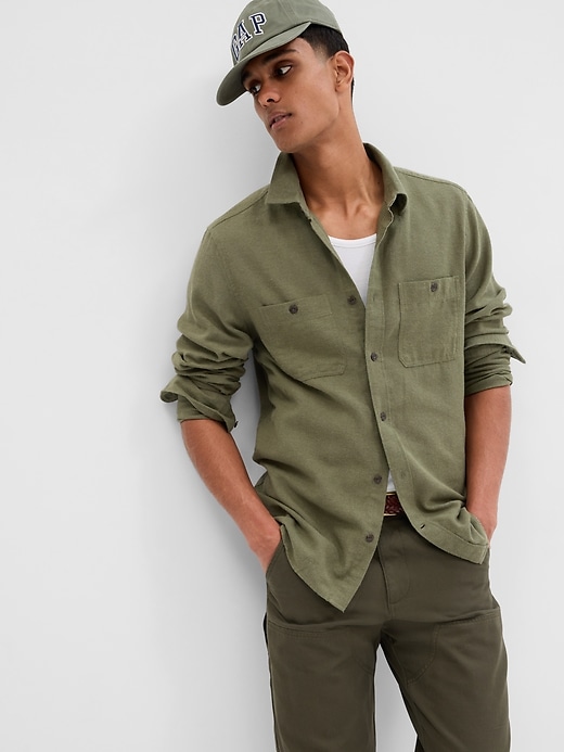 Image number 1 showing, Utility Shirt in Standard Fit