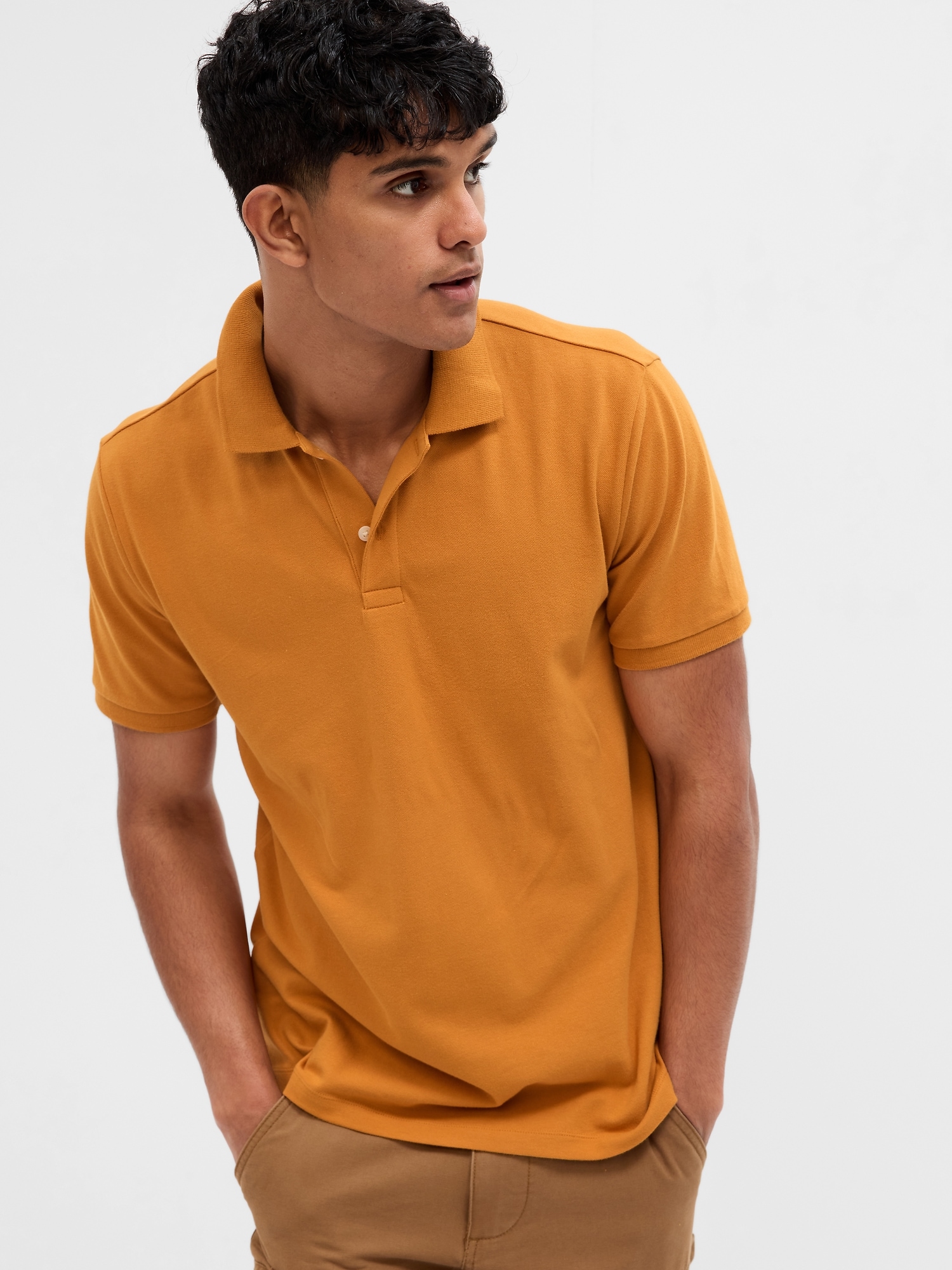 Stretch Pique Polo Shirt