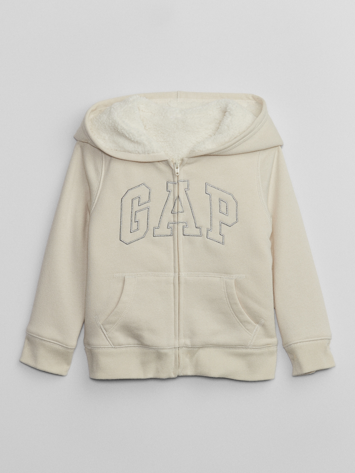 babyGap Logo Sherpa Zip Hoodie | Gap Factory