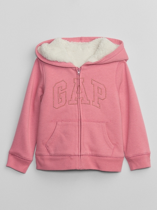 Image number 4 showing, babyGap Logo Sherpa Zip Hoodie