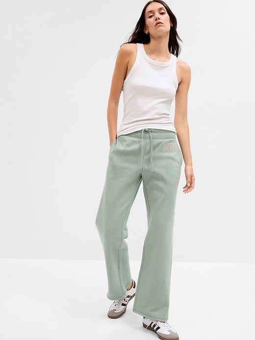 Gap Logo Bootcut Sweatpants Gap Factory