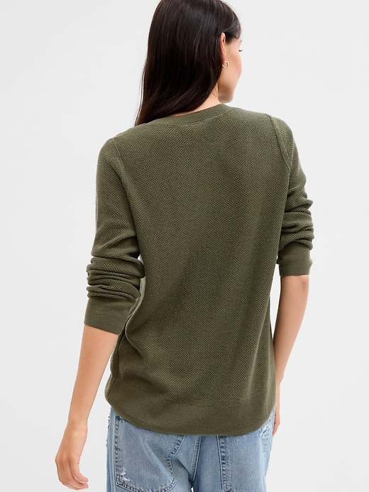 Image number 7 showing, Relaxed Crewneck Sweater