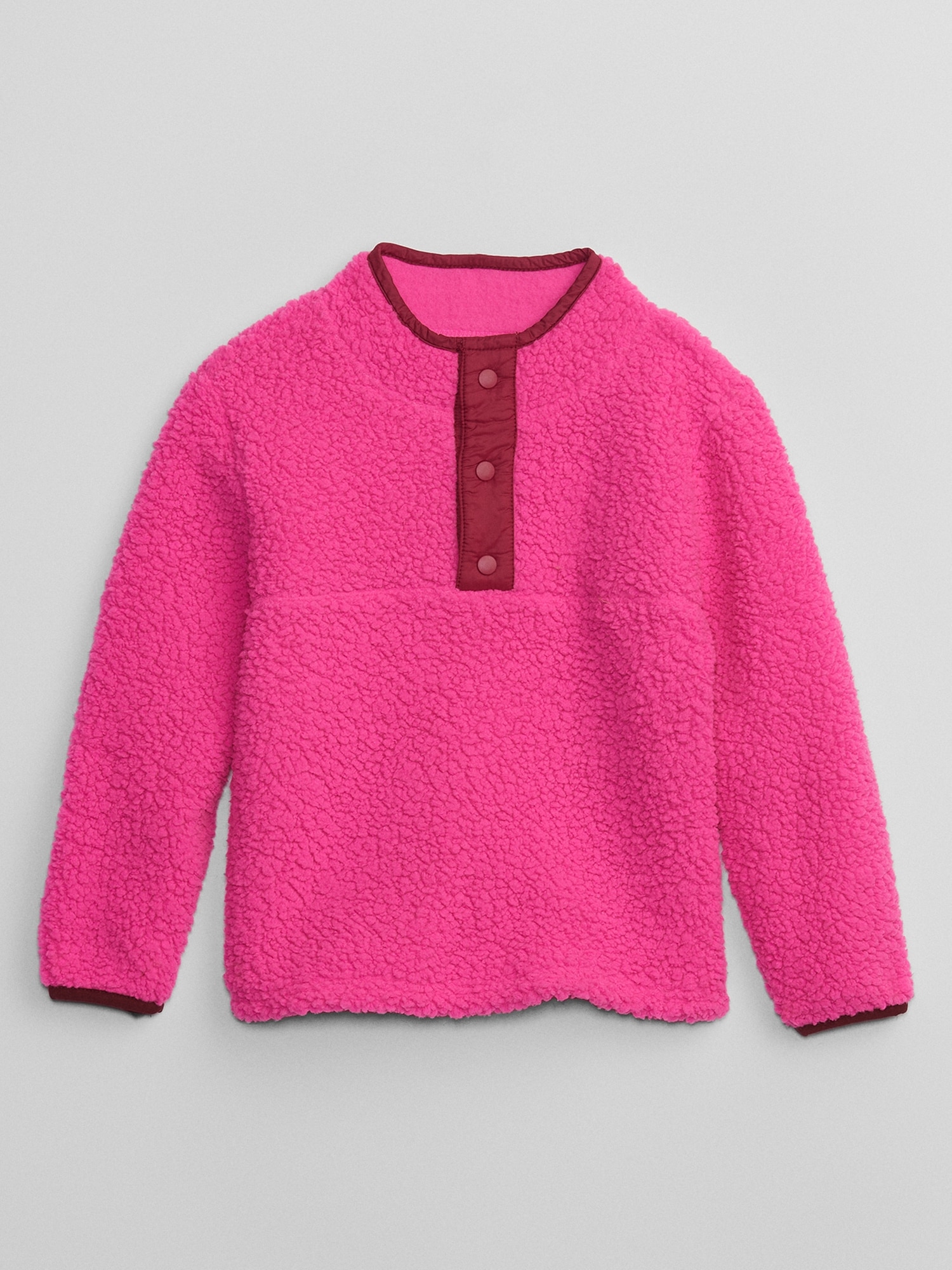 babyGap Sherpa Quarter-Snap Sweatshirt