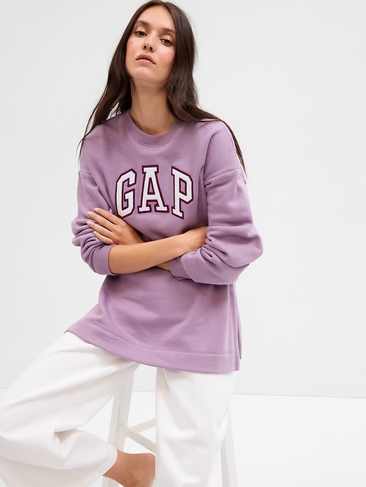 Relaxed Gap Logo Tunic Sweatshirt | Gap Factory
