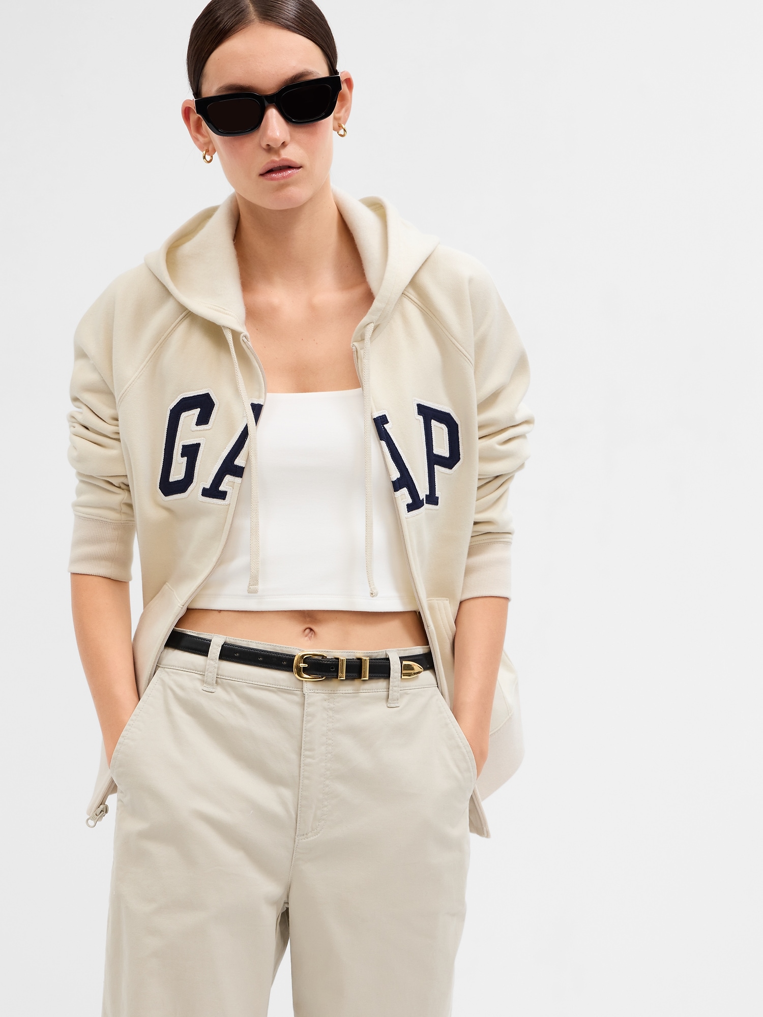 Gap Logo Zip Hoodie