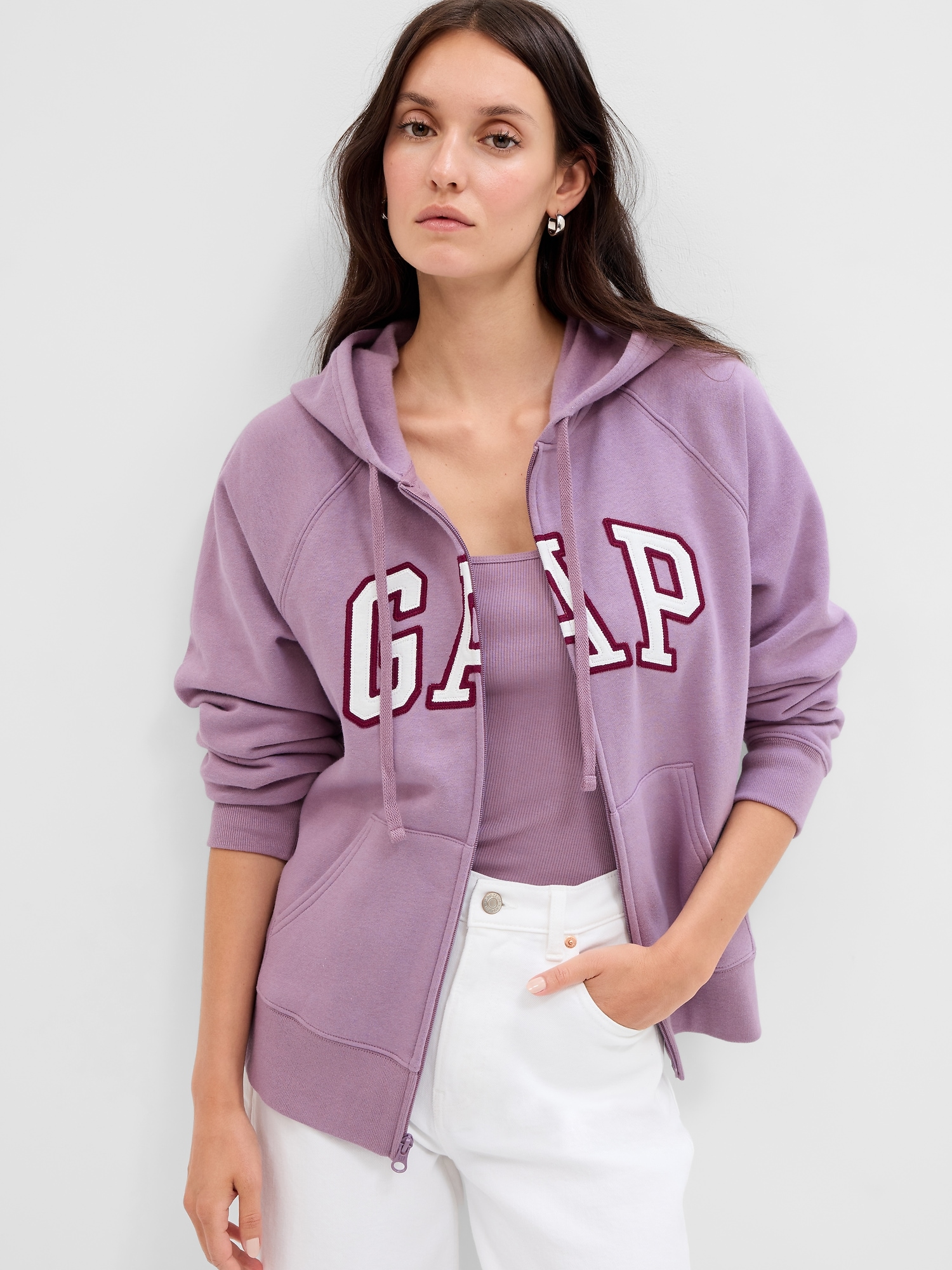 Gap Logo Zip Hoodie