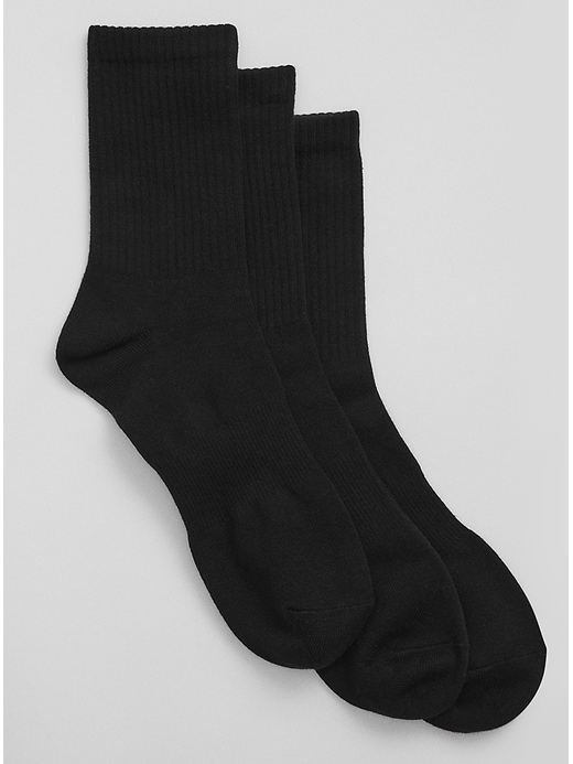 View large product image 1 of 1. GapFit Crew Socks (3-Pack)