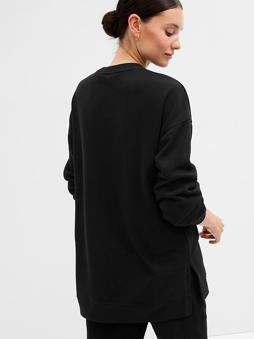 Image number 2 showing, Relaxed Crewneck Tunic Sweatshirt